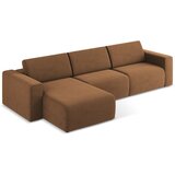 Makamii Rjava kotna sedežna garnitura (levi kot) Kalea – | Shoptok.si