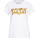 Levi's Majica 'The Perfect' zlata / bela | Shoptok.si