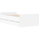 Okvir kreveta s ladicama bez madraca bijeli 100x200 cm | shoptok.hr