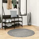 Čupavi moderni tepih s visokim vlaknima zeleni Ø 100 cm | shoptok.hr