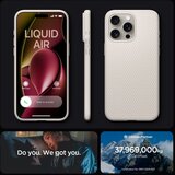 Spigen LIQUID AIR maska za iPhone 15 Pro Max ACS07212 - Natural Titanium | shoptok.hr