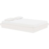  Posteljni okvir bel trden les 140x190 cm, (20684512) | Shoptok.si