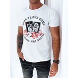 DStreet T-shirt męski z nadrukiem biały Cijene