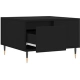  Stolić za kavu crni 55 x 55 x 36,5 cm od konstruiranog drva | Eponuda.com