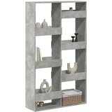 vidaXL Pregrada za prostor betonsko siva 100x33x175 cm inženirski les | Shoptok.si
