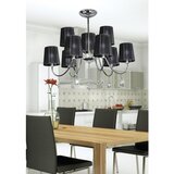 Candellux visilica-sorento viseća lampa 9X40W E14 hrom abažur crna | Eponuda.com