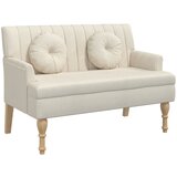  Klupa s jastucima 113 x 64,5 x 75,5 cm platnena | shoptok.hr