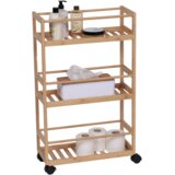 Tendance STALAK 3 POLICE NA KOTAČIĆIMA 45,5X20X75 CM, BAMBUS Slike