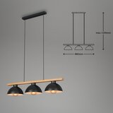BRILO Luster na sajli 3xE27/40W/230V | Eponuda.com