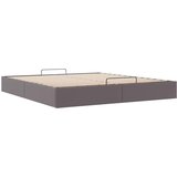  Otomanski okvir kreveta bez madraca sivi 200x200cm umjetne kože | Eponuda.com