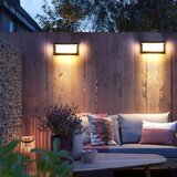  LED spoljašnje svetlo sa sijalicom i senzorom sumraka NEELY 1xE27/9W/230V IP54 | Eponuda.com