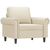 vidaXL Fotelj krem 60 cm umetno usnje, (20988507) Cene