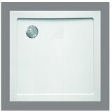 Tuš kada (D x Š: 80 x 80 cm, Kompozitni materijal, Bijele boje, Pravokutno) Cijene