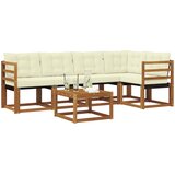  Set vanjskih sofa 6 kom. Prirodna i krem | shoptok.hr