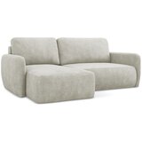 Makamii Krem sklopiva/s prostorom za odlaganje kutna garnitura od šenila (s lijevim kutom/s ležaljkom) Lilo – | shoptok.hr