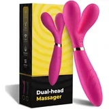 Y-Wand Massager & Vibrator Double Head Fuchsia
