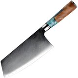 IZMAEL Damaskast kuhinjski nož SH-39330 - Cleaver / Modra Cene