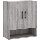 Maison Chic Stenska omarica - Zidna omarica siva sonoma 60x31x70 cm inženirski les iu107, (22063600) | Shoptok.si