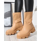 Resti Women's slip-on ankle boots with camel Mekira insulation - Footwear | Shoptok.si