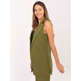 RUE PARIS Vest-IT-KZ-FL5069.84-olive | Shoptok.si