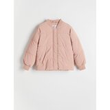 Reserved prešita jakna bomber - roza | Shoptok.si
