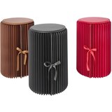 Ambia Home TABURE, umetna masa, papir, leseni material svetlo rjava | Shoptok.si