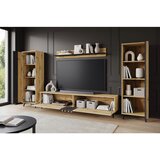 XXXL Dnevni Regal Helsinki 1, Barva Hrasta, 4-Delno | Shoptok.si