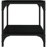 TV ormarić crni 40 x 33 x 41 cm od konstruiranog drva i čelika | shoptok.hr