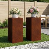  Stalak za biljke 2 pcs Rđa 40 x 40 x 80 cm Otporni čelik | shoptok.hr