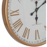  Zidni sat Bijela Prirodno Željezo 60 x 60 x 6 cm | shoptok.hr