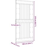  Vrata NARVIK Prirodna 100 x 210 cm Čvrsta borovina - Prirodna 100 x 210 cm Gladak dizajn | shoptok.hr