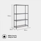 Vonhaus Stalak s 4 Metalne Police | shoptok.hr