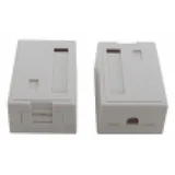 utičnica nazidna sa 1 slotom, dim. 46x64x31mm, sa zastorima i labelom (P/N H02000A0071)