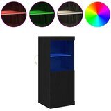  LED komoda Crni hrast 41 x 37 x 100 cm Konstruirano drvo | shoptok.hr