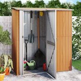 The Living Store Vrtna lopa 180,5x97x209,5 cm videz lesa iz pocinkanega jekla - Vrtna Lopa, (21751389) | Shoptok.si