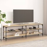 TV ormarić boja hrasta 160x30x50 cm od konstruiranog drva | shoptok.hr