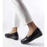 Gemre Black wedge-heeled shoes Sundown | Shoptok.si