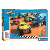 Clementoni puzzle 104 maxi hot wheels ( CL25762 ) Cene
