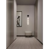 Nova Luce Mat črna kovinska LED stenska svetilka Ifos – | Shoptok.si