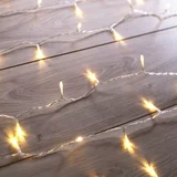 DecoKing Prozorna LED svetlobna veriga Christmas, 200 lučk, dolžina 1 m