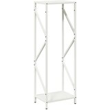 vidaXL stojalo za drva white 34x25x100 cm hladno valjano jeklo, (21827359) u