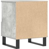  Noćni ormarići 2 kom boja betona 40x35x50 cm konstruirano drvo | shoptok.hr