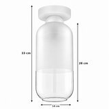 Brilagi LED stropna svetiljka RETRO GLASS 1xE27/60W/230V prečnik 14 cm bela | Eponuda.com