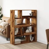 vidaXL Pregrada za prostor starinski les 100x33x125,5 cm inž. les Cene