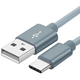X Wave Kabl USB 3.1 na TIP-C 3.1 muško-muški 2M 3A,AI,upleteni,tamno sivi | Eponuda.com