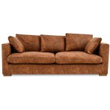 Scandic Sedežna garnitura v konjak rjavi barvi 220 cm Comfy – Cene