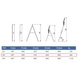 Elkop Dvodelne Aluminijumske Merdevine 2x9 - 4m | ePonuda.com