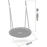 Neo-Sport swingo ljuljačka rodino gnijezdo, 120 cm | shoptok.hr