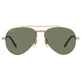 Ray-ban Unisex sunčane naočale Ray Ban RB 8225 SN Aviator II Titanium XXL Green (zelene) Cijene