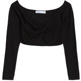 Bershka Majica črna | Shoptok.si
